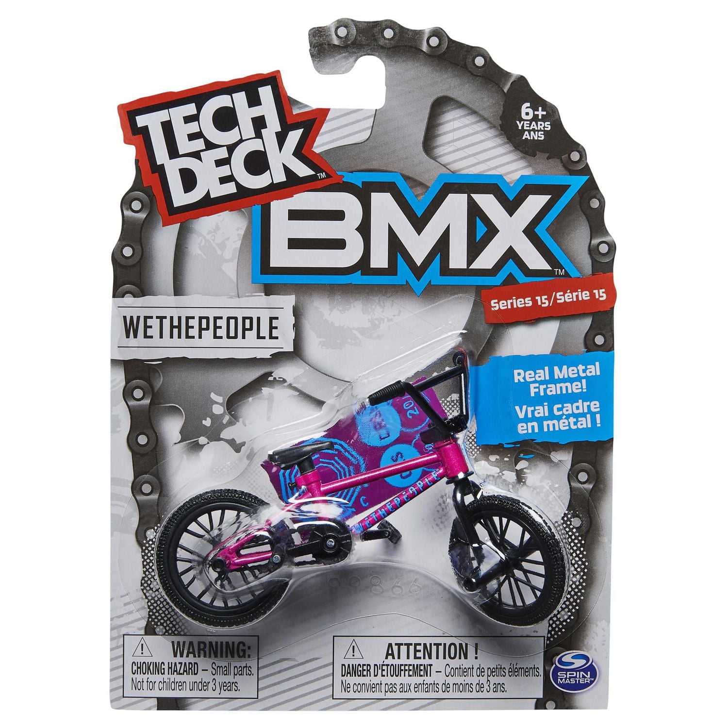 Tech Deck - Finger BMX, Wethepeople, Violet/Noir, Série 15