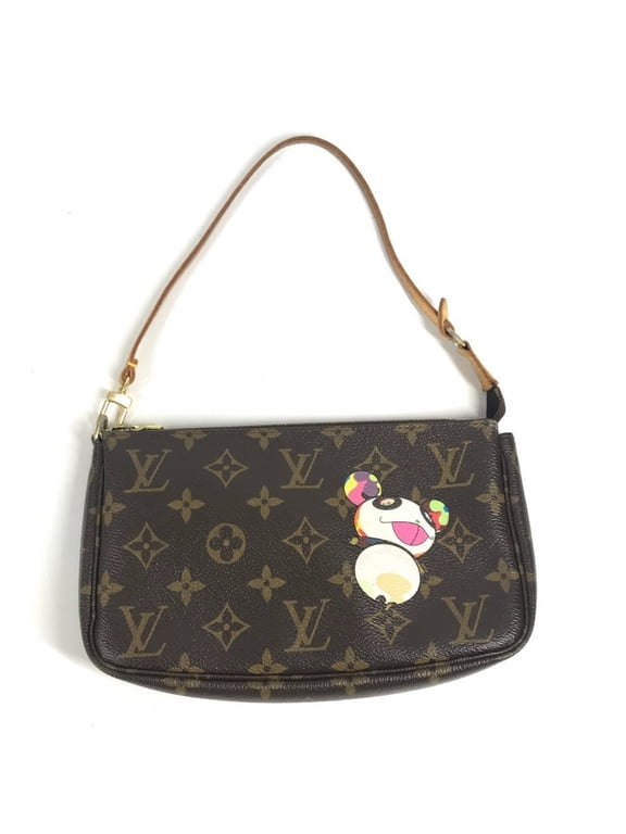 Pre-Owned LOUIS VUITTON M51981 Monogram Panda Takashi Murakami Pochette Accessoires Bag...