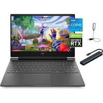 HP 15.6'' FHD Victus 15 Gaming Laptop, 12th Gen Intel Core i5-12500H, 12GB RAM, 512GB SSD, Win11 Home, NVIDIA GeForce RTX 3050, Backlit Keyboard, Enhanced Thermals, Black   Mazepoly Accessories
