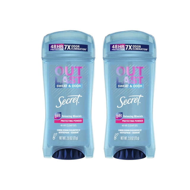 Antiperspirant Secret Clear Gel Fights, 75 ml (paquete de 2)