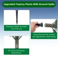 thumbnail image 4 of Ataucjin 19.6" Artificial Topiary Trees Set of 2, Topiary Trees with Metal Ground Spike for Winter and Fall,Christmas Topiary Tree with Red Fruits Outdoor Front Porch Garden, 4 of 7