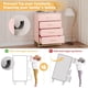 thumbnail image 3 of De madera 4-cajón dorm cómoda: compact chest moderno metal handles, durable mdf construction, elegant textured finish clothes almacenamiento & organization, estilizado para & practical design..., 3 of 5