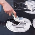 thumbnail image 2 of NvziRaspador de vidrio con 5 cuchillas de repuesto, para encimera y horno, raspador de acero inoxidable para encimera de cerámica, raspador de limpieza, 2 of 4