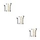 thumbnail image 5 of Monstrate Juego de cepillos para máquina de café, cepillos para residuos de polvo con mango de plástico, herramientas de limpieza, accesorios, 4 piezas, Type1 NO1 Monstrate CBP308444, 5 of 6