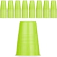 thumbnail image 3 of Vasos verdes para fiestas DecorRack de 80 unidades, 16 oz, sin BPA, perfectos para cumpleaños, picnics y eventos en interiores y exteriores. Apilables, reutilizables y desechables (paquete de 80)., 3 of 6