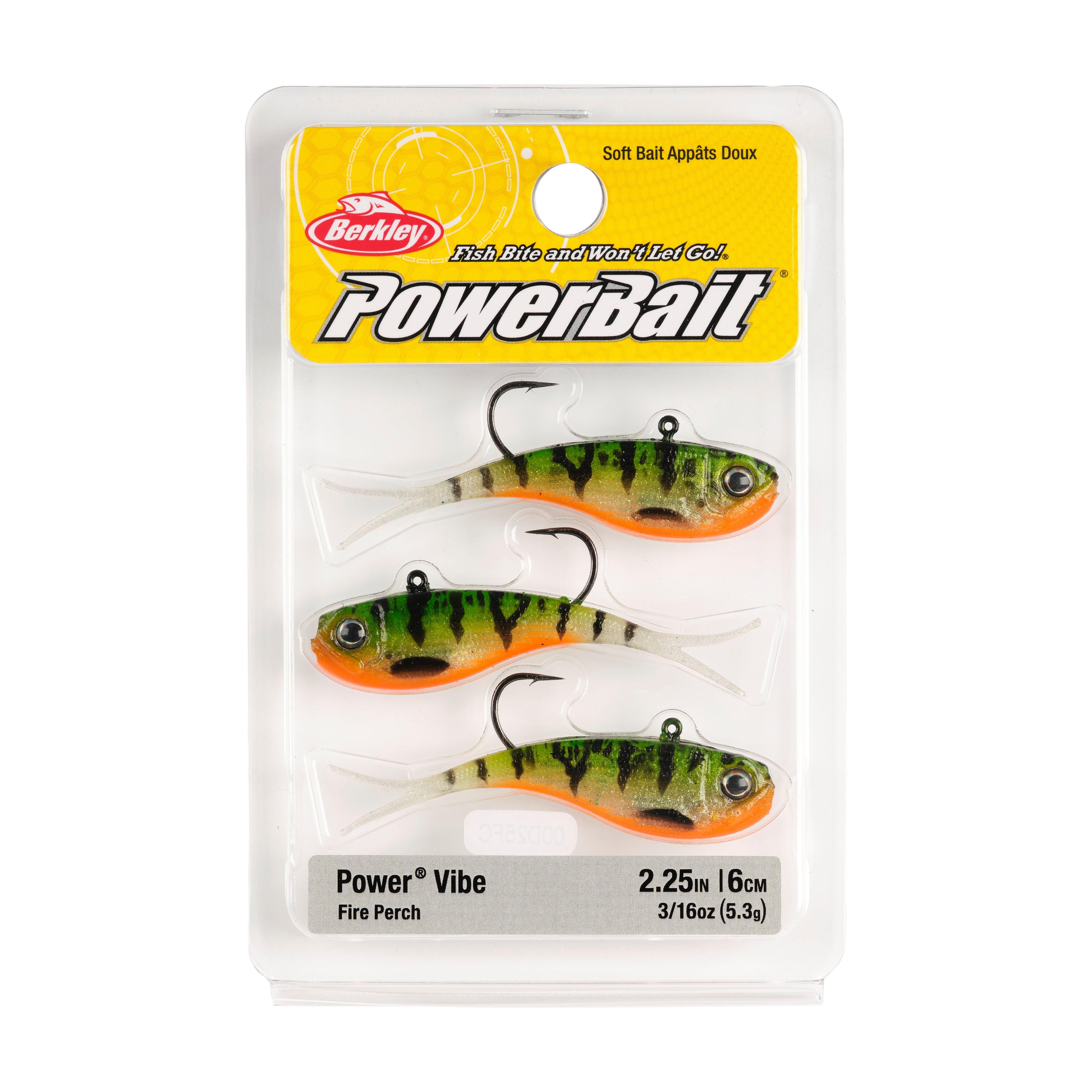 Berkley PowerBait® Power® Vibe, 2.25 in, Fire Perch