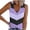 Purple, variant on DeHolifer Summer Tank Tops for Women V-Neck Ribbed Sleeveless Shirts Color Block Button Up Blouse Casual T-Shirt Purple XL