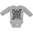 thumbnail image 3 of Inktastic Bow Hunting Crawl Walk Hunt Boys or Girls Long Sleeve Baby Bodysuit, 3 of 5