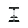 thumbnail image 4 of FSL700LESW-A Lesina TV Floor Stand with TV Mounting Column for 32" to 65" TVs, White and Black, 4 of 9