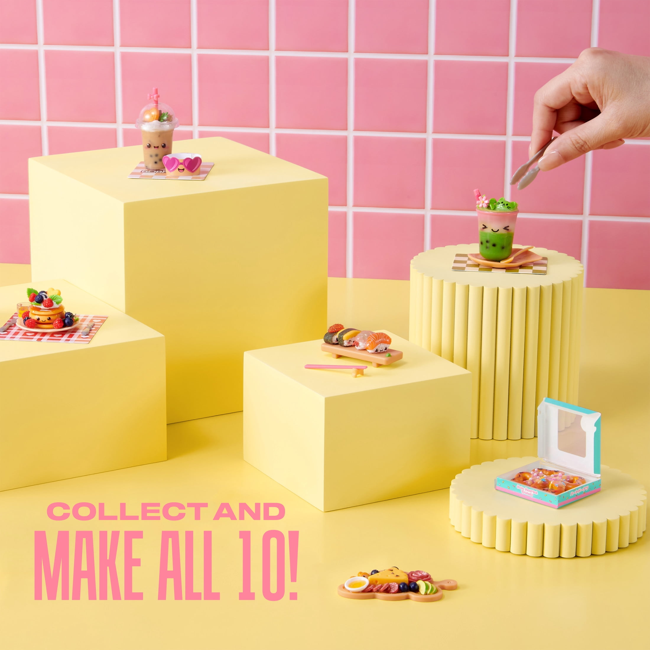 Mini Brands Mini Create Kawaii Kitchen Capsule Series 1 by ZURU - Surprise Unbox DIY Collectible Toy for Kids Ages 8+