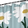 thumbnail image 3 of Waterproof Cute Boho Daisy Shower Curtain 72x72 Inch Boho Style Polyester Unique Shower Curtain for Bathroom Hotel Home Decor with 12 Plastic Hooks, 3 of 5