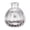 2.8X3.1'', variant on Glass Bud Vase, 2x5'' Small Diamond Bud Vases in Bulk, Mini Flowers Vases for Centerpieces, Vintage Bottle for Table Decorations, Wedding Decor, Recepetion, Home, (Clear)
