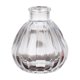 thumbnail image 2 of Jarrón Pequeño de Cristal Transparente para Flores, Ideal Como Centro de Mesa para Decoración Del Hogar, Sala de Estar, Dormitorio U Oficina. Jarrón Pequeño para Arreglos Florales con Textura Ondulad, 2 of 6