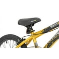thumbnail image 4 of Kent Rampage BMX Child Bicycle, 18" Wheels, Kids Ages 6-12 Years, Gold and Black, 4 of 11