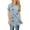 Blue womens tops summer, variant on USSUMA Womens Blouses and Tops Dressy Women Classic Summer Floral Print Short Sleeve Plus Tunics Irregular Hem Tunic Tops Flowy Blouses Shirt Ladies Tops Trendy