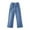 Blue-b, variant on Kids Jeans Baggy Jeans Kids Straight Leg Jeans with Pockets High Waisted Wide Leg Jeans for Girls 4-5 Years