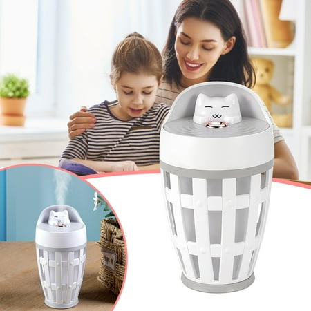 

ZHIYU Portable Happy Cat Cute Fun Cute Cat Warm Light Atmosphere Lamp Humidifier