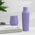 thumbnail image 4 of JoyJolt Vacuum Insulated Cocktail Protein Shaker - 20 oz - Purple, 4 of 7
