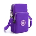 thumbnail image 3 of Nylon Crossbody Sling Bag, Minimalist Travel Backpack with Adjustable Strap, Multi-Compartment Design for Phone, Wallet, and Essentials, Durable Outdoor Use, 3 of 7