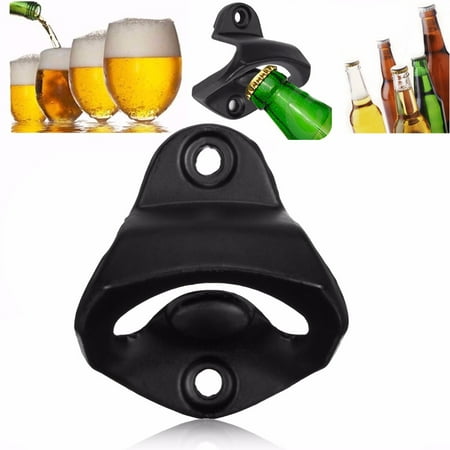 - Vintage Wall Mount Bottle Opener Wine Beer Glass Cap Soda Open Bar Pub Kitchen
