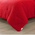 thumbnail image 3 of JML 3 Piece Queen Comforter Set - All Season 480GSM Down Alternative Comforter, Burgundy, 3 of 5
