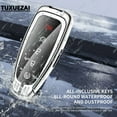 thumbnail image 2 of Zinc alloy+leather Car Remote Key Case Cover For Ford J 5 buttons Edge Explorer Escape Focus Taurus Flex Lincoln MKS MKT MKX MKZ, 2 of 29