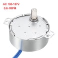 thumbnail image 5 of Uxcell AC 100-127V 0.8-1RPM 50-60Hz CCW 4W Metal Gear Synchronous Motor, 5 of 5