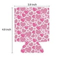 thumbnail image 3 of 2 Pcak Neoprene Beer Can Cooler Insulated Collapsible Can Sleeves Breast Cancer Soda Beer Can Covers for Birthday Party Wedding, 3 of 3