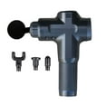 thumbnail image 1 of Handheld Massage Gun Deep Tissue Muscle Neck Back Massager for Muscle Therapy Pain Relief with 4 Massage Heads - Black, 1 of 4
