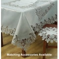 thumbnail image 6 of Table Runner for Dining Table, Ivory Table Linen, 60×120 inches - The Alvina Collection - Spring Home Décor, 6 of 8