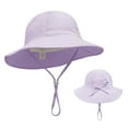 thumbnail image 7 of Gibobby Baby Sun Hat UPF 50+ Sun Protective Toddler Bucket Hat Cartoon Print Wide Brim Summer Outdoor Play Beach Hat for Boys Girls 12-18 Months 1T 2T 3T 4T 5T 6T(S,D), 7 of 7