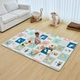 VEVOR 51" x 79" Reversible Baby Play Mat Soft Kids Crawling and