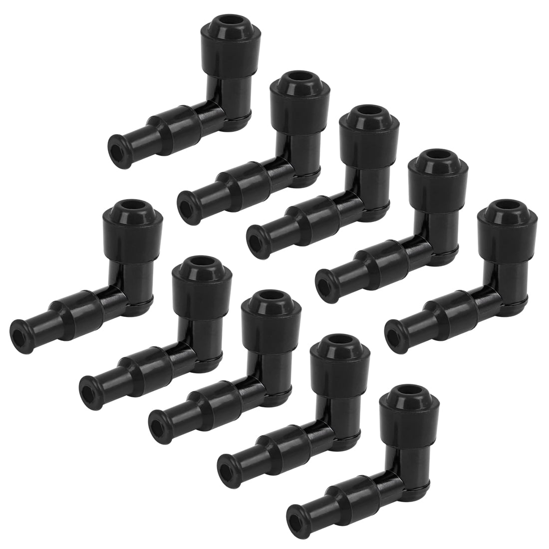 Spark Plug Cap Cover 10pcs Black Waterproof for CG125 GN125 Motorcycle