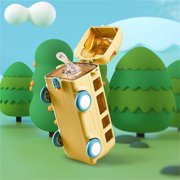 Glass Bottle on a Big Deal! UJUNAOR Car Straw Water Cup 16oz Portable Detachable Bus Water Bottle with Shoulder Strap Leak-Proof Cute Cartoon Water Jug Locking Flip Lid Water Kettle for Kids