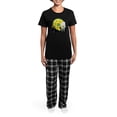 thumbnail image 4 of CafePress - Celtic Knot Irish Shoes Pajamas - Women's Short Sleeve Print T-Shirt and Pants Dark Cotton Pajama Set, 4 of 7