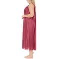 thumbnail image 4 of EZI Nightgowns for Women - Soft & Breathable Satin Night Gowns for Adult Women - Medium to Plus Size Womens Sleep Shirts - Long Mid-Length Nightgown, 4 of 9