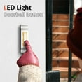 thumbnail image 4 of MYG 1pc Wired LED Lighted Doorbell Button Strong Heavy Duty Wall Mounted Door bell, 4 of 7