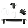 thumbnail image 3 of Unique Bargains 4 Pcs Pants Hanger with Clips Durable Flat Hook Garment Hanger Black, 3 of 4