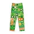 thumbnail image 4 of Sigee St Patrick's Day6 Print Men's Pajama Pants - Soft Lounge Sleep Bottoms with Elastic Waistband and Pockets-Medium, 4 of 9