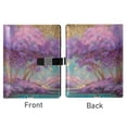 thumbnail image 2 of Leather Notebook with Pen Holder Writing Notepad Includes 100 Pages Lined Journal Purple Trees, 2 of 6