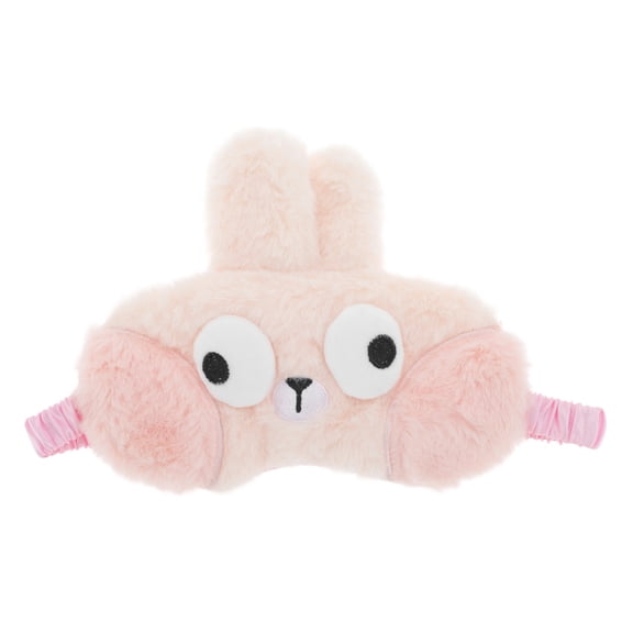 Unique Bargains Portable Rabbit Eye Mask Comfortable Adjustable Pink 1 Pc for Sleep