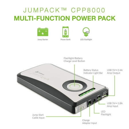 Cobra CPP 8000 Jumpack Jump Starter/Power Pack