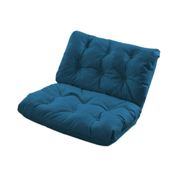 Sofá cama plegable,Sofá cama plegable Dormitorio cómodo individual Dormitorio,Silla de piso para juegos Oficina con respaldo portátil,Sofá cama Lazy,sillón reclinable,convertible,con Azul