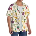 thumbnail image 2 of Fotbe Vegetable Camisa Estampada de Manga Corta para Hombre, Casual de Verano, Estilo Playero, Sin Arrugas-4X-Large, 2 of 5
