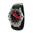 thumbnail image 2 of Red Balloon Dinosaur Boys' Plastic Time Teacher Watch, Camo Hook and Loop Nylon Strap With Black Backing W002273, 2 of 7