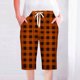 thumbnail image 1 of Puntoco Pantalones cortos de verano para mujer, moda 2024, pantalones cortos para mujer, pantalones casuales, pierna recta, cordón, cintura elástica, pantalones sueltos y cómodos con bolsillos, 1 of 5