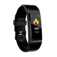thumbnail image 1 of Fitness Tracker  Activity Tracker Watch with Heart Rate Monitor  Waterproof Smart Fitness Band with Step Counter  Calorie Counter  Pedometer Watch for Kids Women and Men  Green, 1 of 5