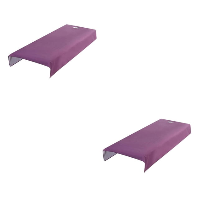 yingyy 1/2/3/5 Housse de Table de Massage Professionnelle Imperméable Anti-Huile Spa Violet 2 Pcs