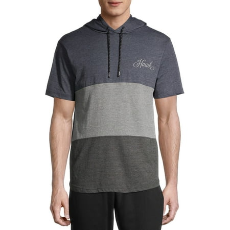 Tony Hawk Men's Jersey Colorblock Short Sleeve Hoodie Top, Sizes S-XL