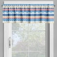 thumbnail image 2 of Ambesonne Boho Window Valance, Grunge and Colorful Zigzags, 54" X 18", Multicolor, 2 of 5